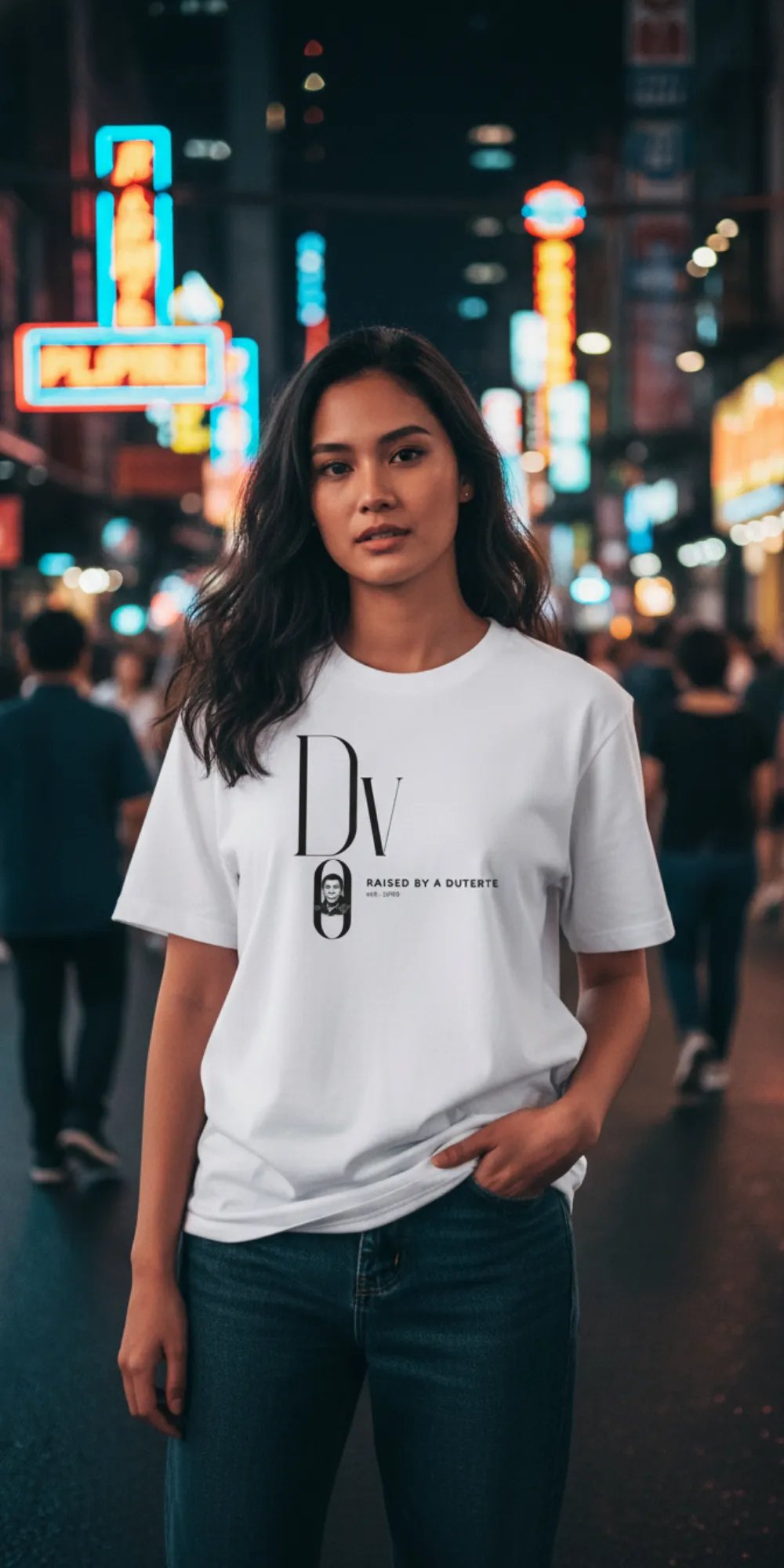 DVO Raised By A Duterte (Black Ink) — DVO Raised By A Duterte (Black Ink) — white premium girl model