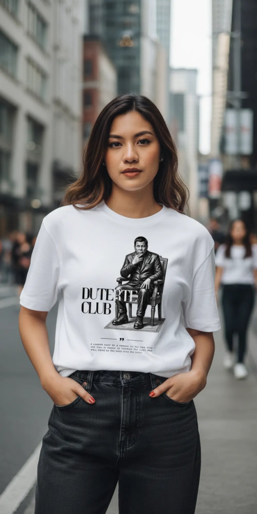 Duterte Club Chairman — Duterte Club Chairman — white premium girl model 9ebda74d 5f24 bb79 917e5a11034a