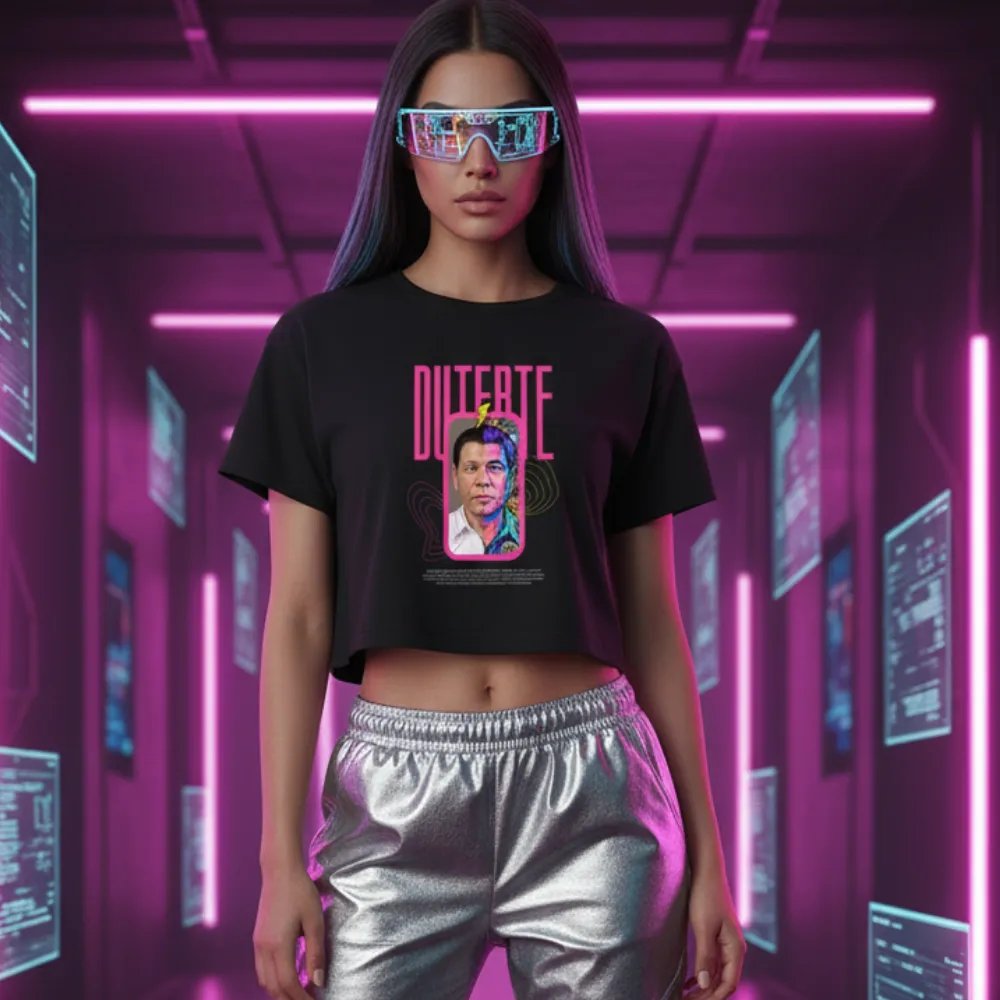 Duterpink — Duterpink — black crop top girl model