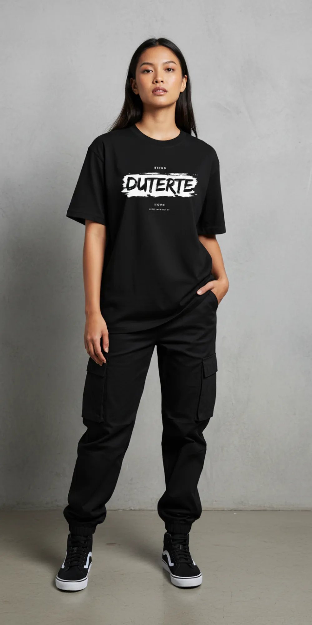 Bring Duterte Home Paint (White Ink) — Bring Duterte Home Paint (White Ink) — duterte black premium girl model