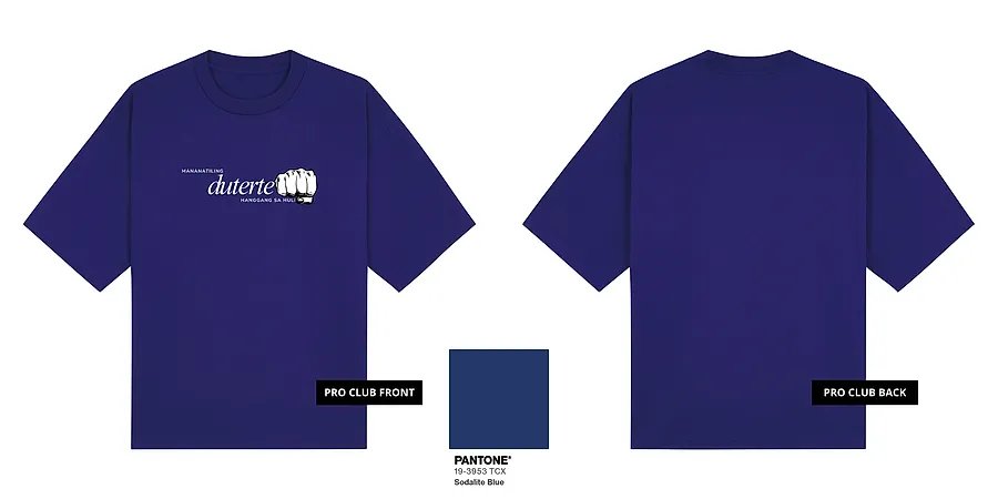 Mananatiling Duterte (White Ink) — GT26-04D_Mananatiling_Duterte_White_Ink_Blue_Pro_Club_Mock_Up.png
