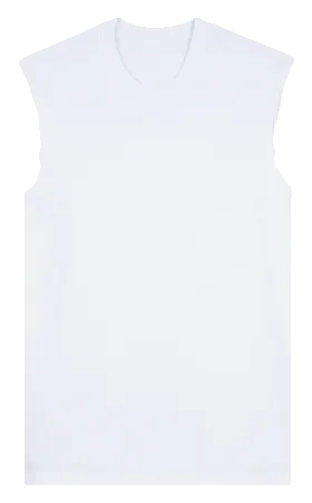 Raw Edge in Lucent White