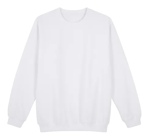 Sweatshirt in Lucent White