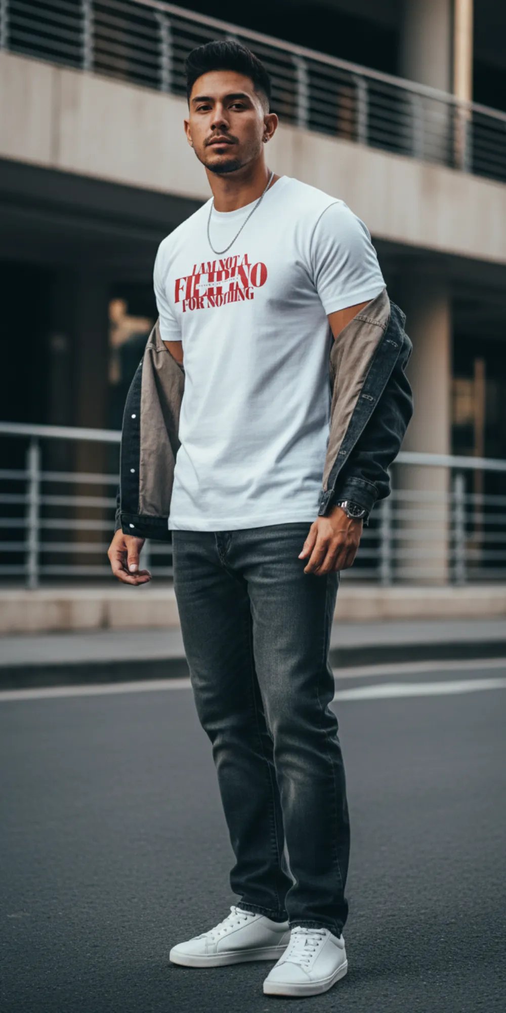 I Am Not A Filipino (Red Ink) — I Am Not A Filipino (Red Ink) — white premium guy model