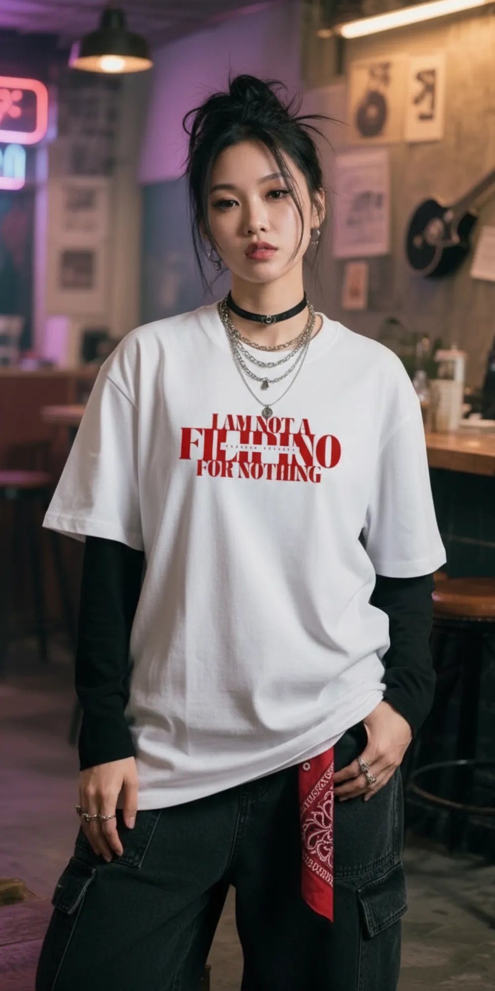 I Am Not A Filipino (Red Ink) — I Am Not A Filipino (Red Ink) — white premium girl model c0dde3bc 4ffc ac7f dedc4b60a591