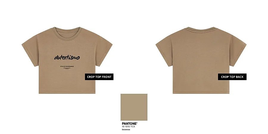Dutertismo Handwritten (Black Ink) — ST06-01C_Dutertismo_Handwritten_Black_Ink_Khaki_Crop_Top_Mock_Up.png