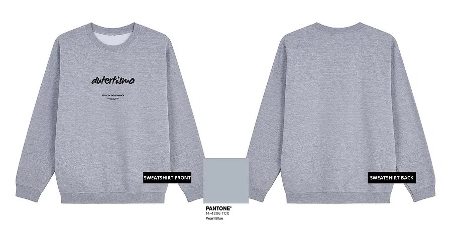 Dutertismo Handwritten (Black Ink) — ST06-05B_Dutertismo_Handwritten_Black_Ink_Gray_Sweatshirt_Mock_Up.png