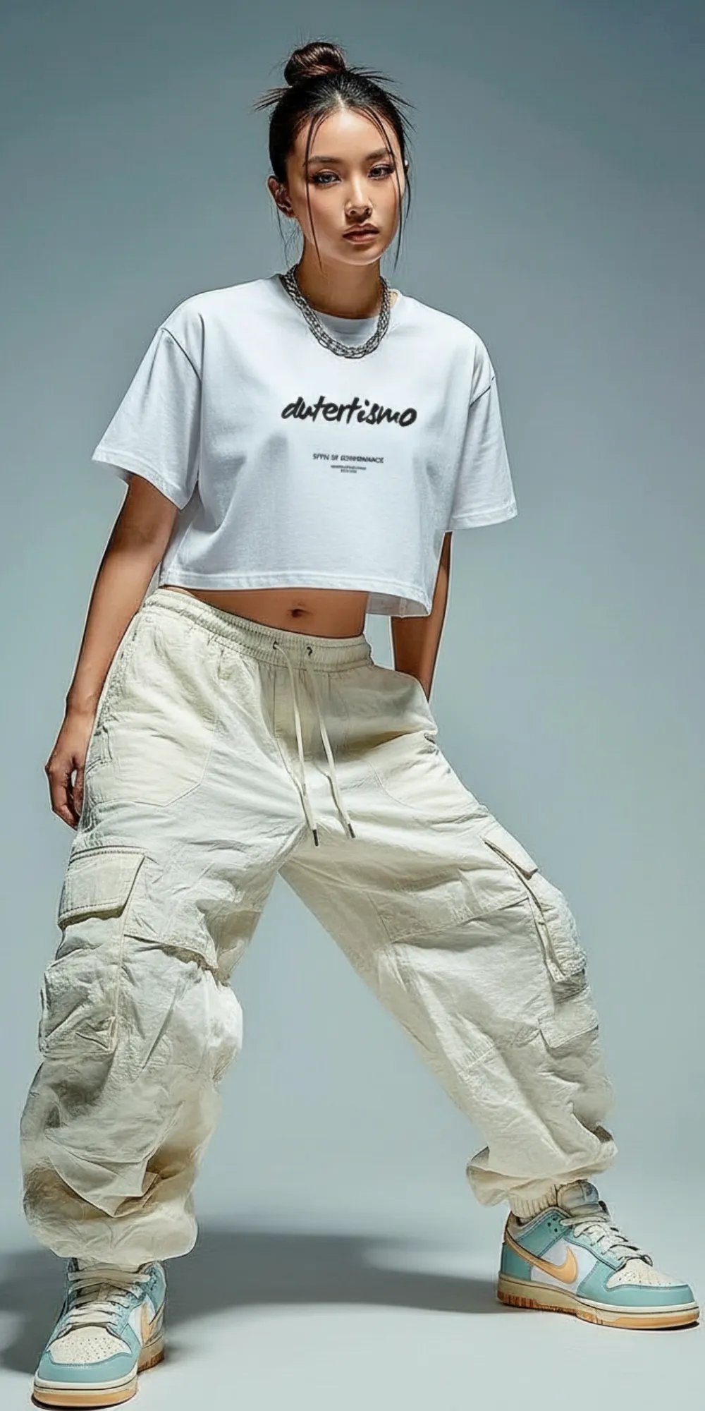 Dutertismo Handwritten (Black Ink) — Dutertismo Handwritten (Black Ink) — white crop top girl model