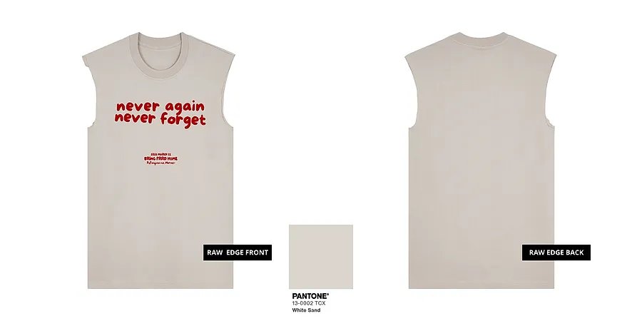 Never Again, Never Forget. (Red Ink) — ST08-02B_Never_Again_Never_Forget._Red_Ink_Oats_Muscle_Mock_Up.png